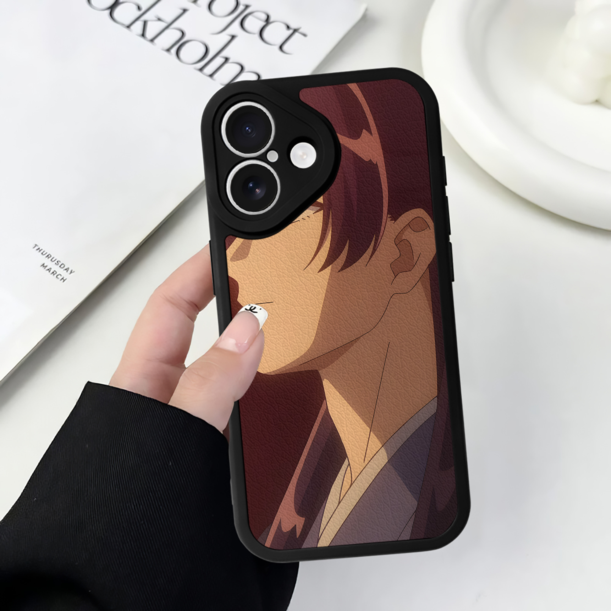 薬屋のひとりごと The Apothecary Diaries 【iPhone 16シリーズ対応】シリコンスマホケース（レザー調） 材質：シリコン